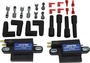 Dynatek-Harley Miniature Series Coil Ignition Coil Black External Dual-Plug Pair