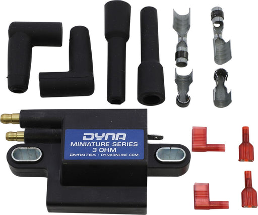 Dynatek-Harley Miniature Series Coil Ignition Coil Black External Dual-Plug