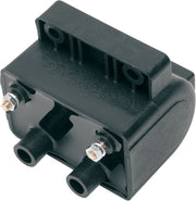 Drag Specialties Black Electronic Ignition Dual Fire Coil for Various Various Harley-Davidson Motorcycles (See Fitment List)