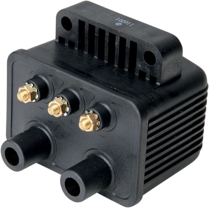 Drag Specialties Single-Fire 2.4 ohm Electronic Ignition Coil for Various Various Harley-Davidson Motorcycles (See Fitment List)