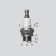 Champion Spark Plug Straight Compact Alumina Silicate Ceramic Each