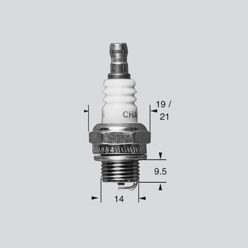 Champion Spark Plug Straight Compact Alumina Silicate Ceramic Each