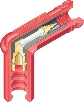 Champion Spark Plug Cap Angled Spark Plug Wire Orange Compact Rubber