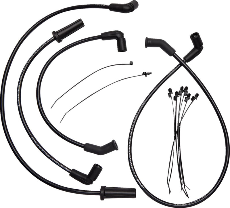 Drag Specialties Spark Plug Wires Fits Harley-Davidson Dyna, Softail Models 2018-2024 #16921040408
