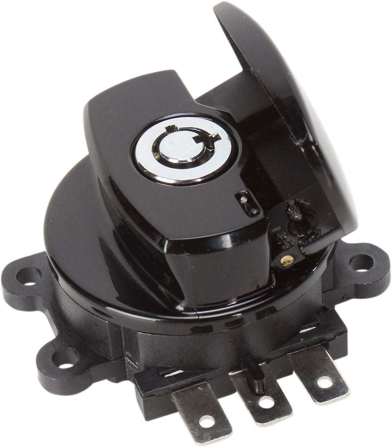 Drag Specialties Side Hinge Ignition Switch Fits Harley-Davidson Dyna, Softail, Touring Models 2001-2013