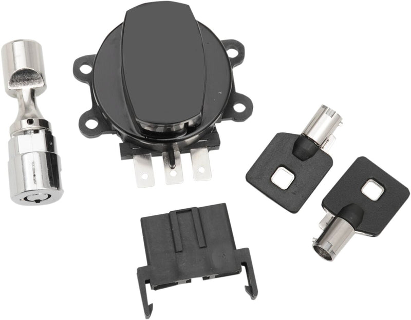 Drag Specialties Side Hinge Ignition Switch Fits Harley-Davidson Dyna, Softail Models 1996-2011