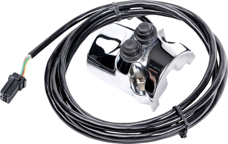 Legend Suspension Chrome Legend Handlebar Mounted Control Assembly Switch Silver Road Glide