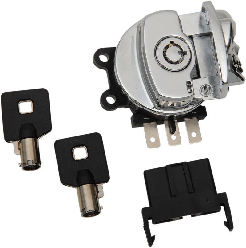Drag Specialties Skull ignition Switch Fits Harley-Davidson Dyna, Softail, Touring Models 1999-2013