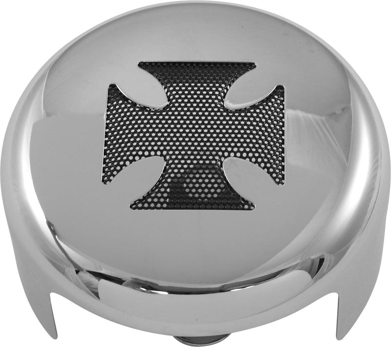 Drag Specialties Horn Cover w/Maltese Cross Insert