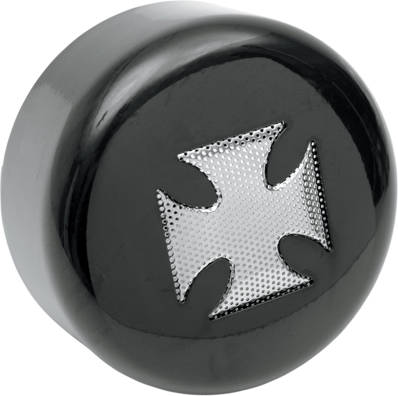 Drag Specialties Horn Cover w/Maltese Cross Insert