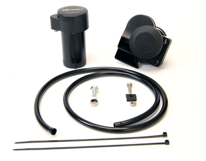 Denali SoundBomb Split Dual-Tone Air Horn Universal Horn Kit Black