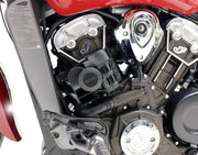 Denali Horn Mount for 2015-2024 INDIAN Mount Kit Black Steel