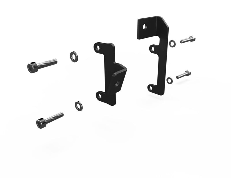 Denali Split Horn Mount for 2014-2024 BMW Mount Kit Black Steel