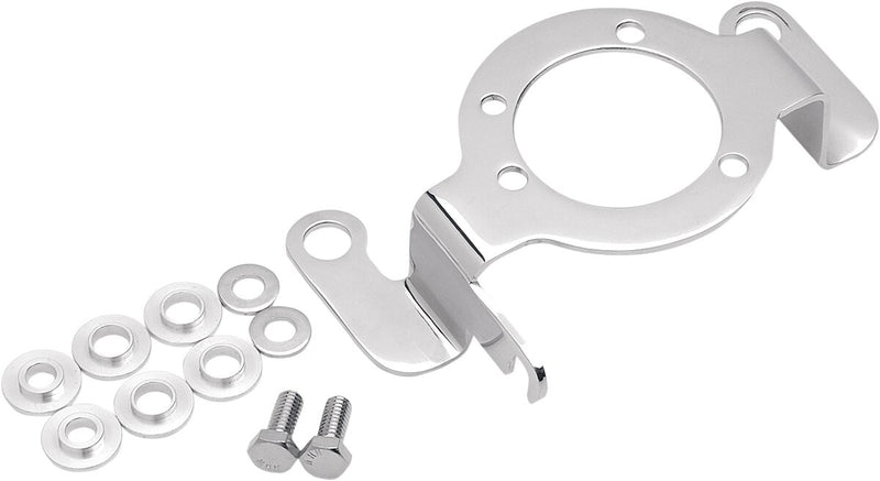 Drag Specialties Carburetor Support Bracket with Choke Cable Mount Fits Harley-Davidson Dyna, Softail, Touring Models 1992-2006