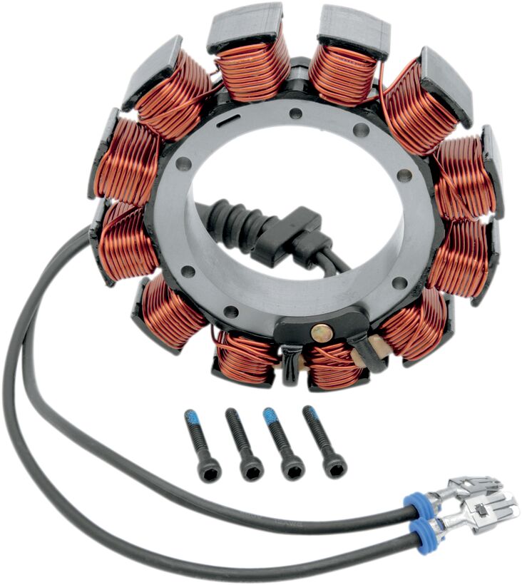 Drag Specialties Uncoated Alternator Stator for 1999-2002 Harley-Davidson Touring Motorcycles