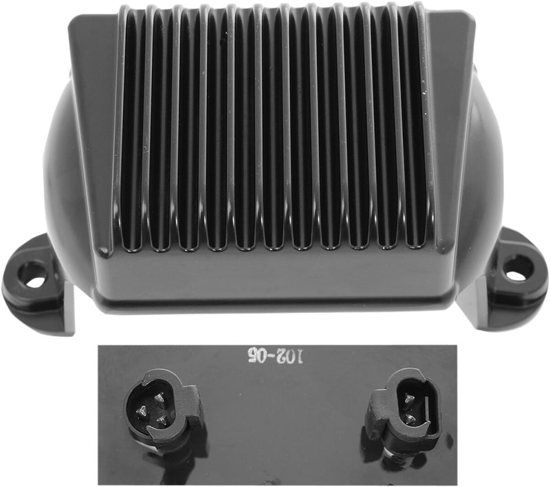 Drag Specialties Black Voltage Regulator for 2006-2008 Harley-Davidson Touring Motorcycles