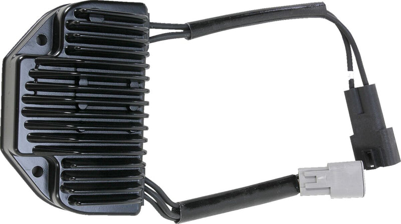 Drag Specialties Black Voltage Regulator for 2004-2005 Harley-Davidson Dyna Motorcycles