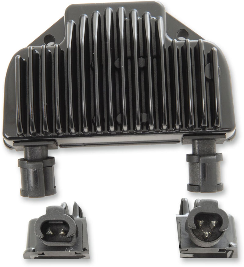 Drag Specialties Black Voltage Regulator for 2008-2017 Harley-Davidson Dyna Motorcycles