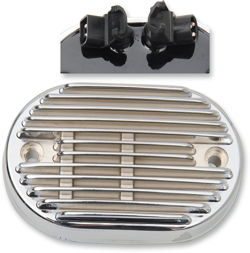 Drag Specialties Solid-State Regulator in Chrome For Harley-Davidson 2011-2017 Softail Motorcycles
