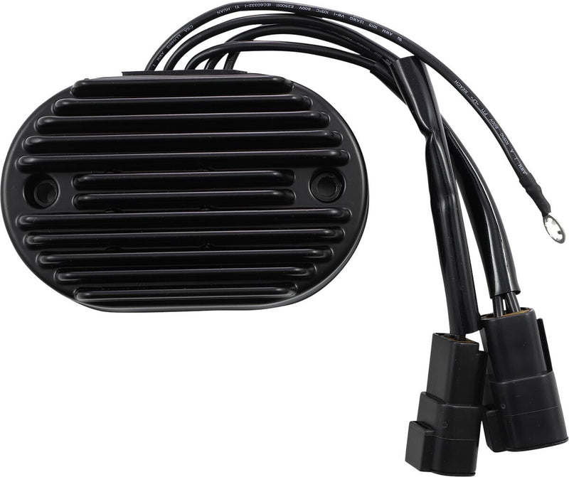 Drag Specialties Black Premium Voltage Regulator for 2007 Harley-Davidson Softail Motorcycles
