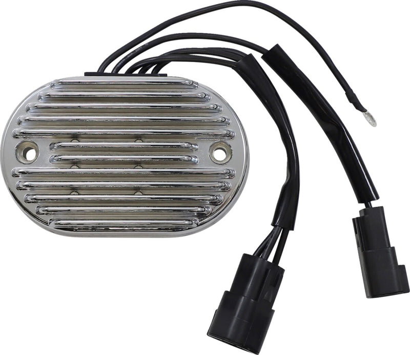 Drag Specialties Chrome Premium Voltage Regulator for 2007 Harley-Davidson Softail Motorcycles