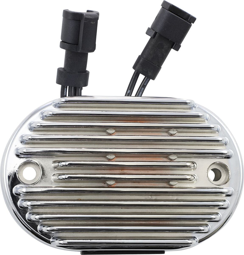 Drag Specialties Chrome Premium Voltage Regulator for 2008-2010 Harley-Davidson Softail Motorcycles