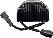 Drag Specialties Black Premium Voltage Regulator for 2004-2005 Harley-Davidson Dyna Motorcycles