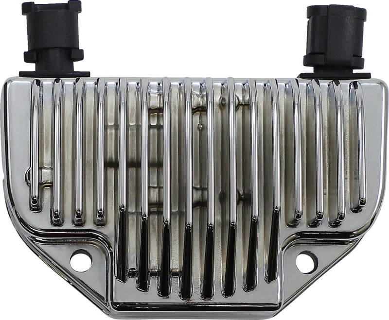 Drag Specialties Chrome Premium Voltage Regulator for 2008-2017 Harley-Davidson Dyna Motorcycles