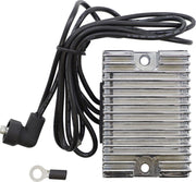 Drag Specialties Chrome Premium Voltage Regulator for Various Various Harley-Davidson Motorcycles (See Fitment List)