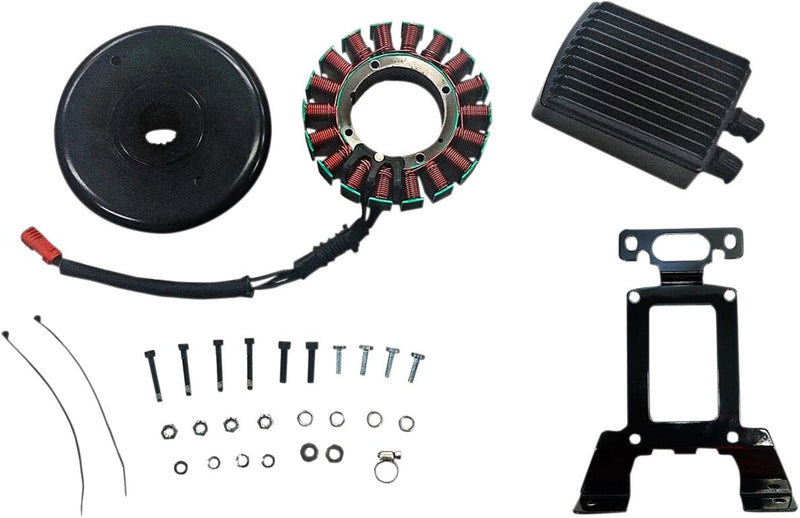 Drag Specialties 54A High-Output Charging Kit for Various Various Harley-Davidson Motorcycles (See Fitment List)