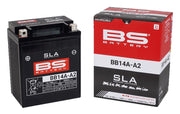 BS Battery SLA Factory-Activated AGM Maintenance-Free Batteries Black BB14A-A2 AGM Maintenance Free Each