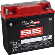 BS Battery SLA MAX Factory- Activated AGM Maintenance-Free Battery Black 51913 AGM Maintenance Free