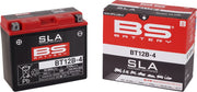 BS Battery SLA Factory- Activated AGM Maintenance-Free Battery BT Black BT12B-4 AGM Maintenance Free Each