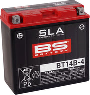BS Battery SLA Factory- Activated AGM Maintenance-Free Battery BT Black BT14B-4 AGM Maintenance Free