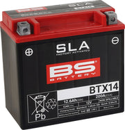 BS Battery SLA Factory- Activated AGM Maintenance-Free Battery BTX Black BTX14 AGM Maintenance Free