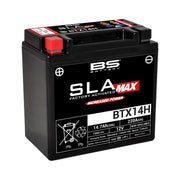 BS Battery SLA MAX Factory- Activated AGM Maintenance-Free Battery Black BTX14H AGM Maintenance Free Each