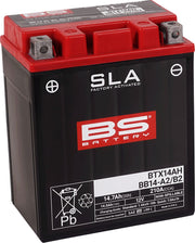 BS Battery SLA Factory- Activated AGM Maintenance-Free Battery BTX Black BTX14AH AGM Maintenance Free