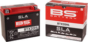 BS Battery SLA Factory- Activated AGM Maintenance-Free Battery BTX Black BTX20 AGM Maintenance Free Each