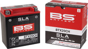 BS Battery SLA Factory- Activated AGM Maintenance-Free Battery BTX Black BTX20CH AGM Maintenance Free Each