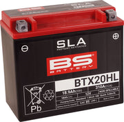BS Battery SLA Factory- Activated AGM Maintenance-Free Battery BTX Black BTX20HL AGM Maintenance Free