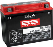 BS Battery SLA Factory- Activated AGM Maintenance-Free Battery BTX Black BTX24HL AGM Maintenance Free