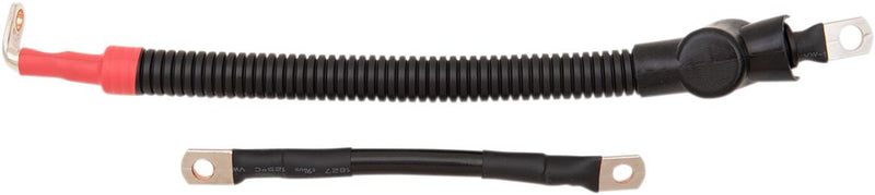 Drag Specialties Black Battery Cable Kit for 2009-2026 Harley-Davidson Softail Motorcycles