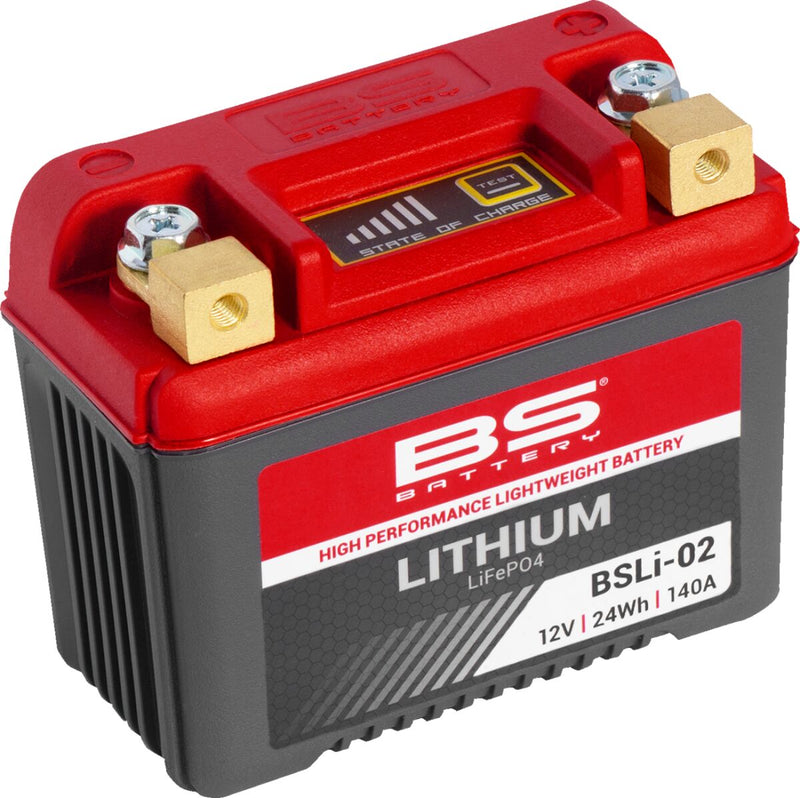 BS Battery Lithium LiFePO4 Battery BSLi Black BSLi-02 Lithium-Ion