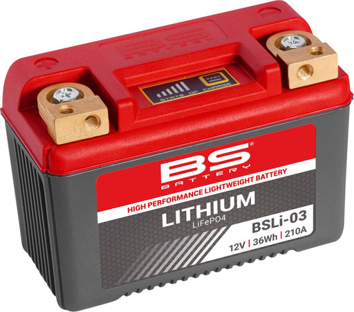 BS Battery Lithium LiFePO4 Battery BSLi Black BSLi-03 Lithium-Ion