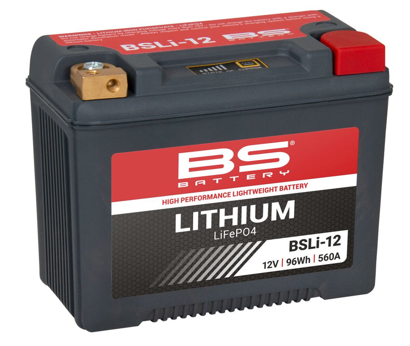 BS Battery Lithium LiFePO4 Battery BSLi Black BSLi-12 Lithium-Ion