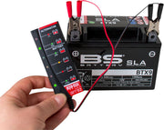 BS Battery BT02 Battery & Alternator Tester Battery Tester Black LED Each