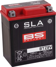 BS Battery SLA Factory- Activated AGM Maintenance-Free Battery BT Black BTZ8V AGM Maintenance Free