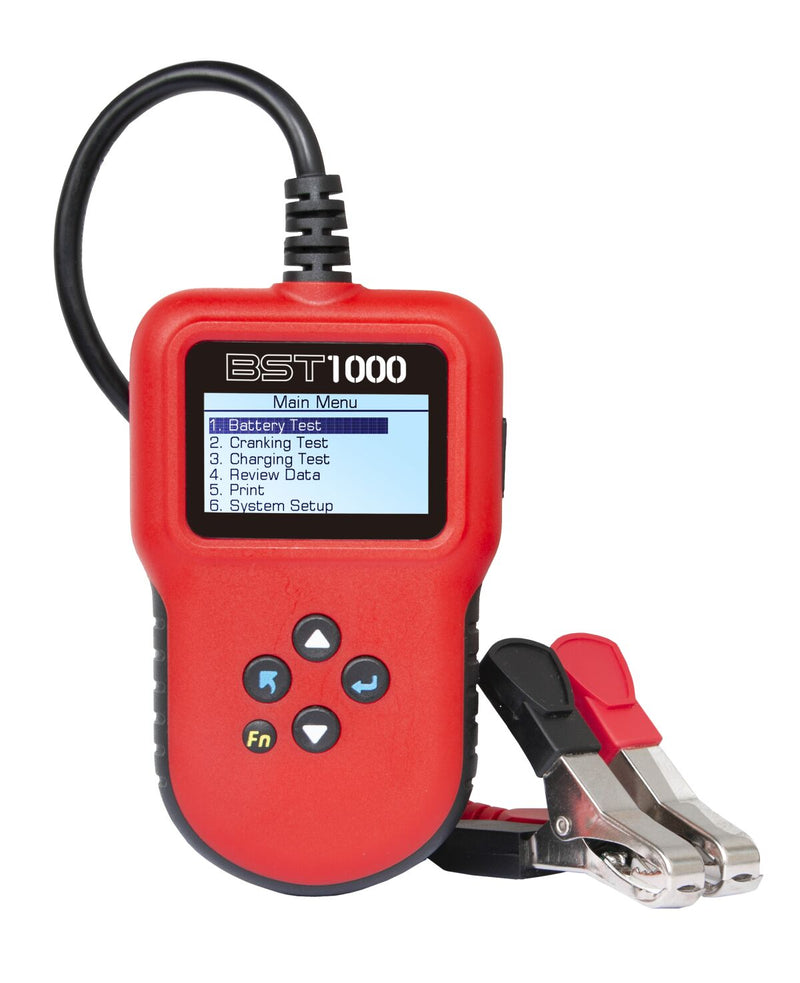 BS Battery BST 1000 Lead Acid & Lithium Battery Tester Red