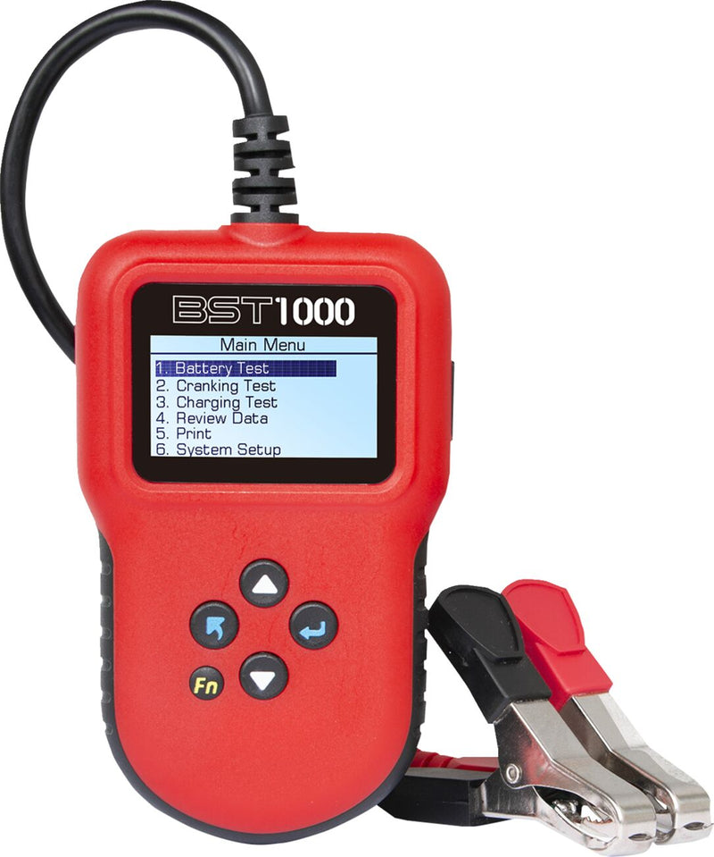 BS Battery BST 1000 Lead Acid & Lithium Battery Tester Red Each