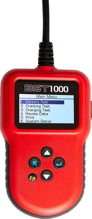 BS Battery BST 1000 Lead Acid & Lithium Battery Tester Red Each